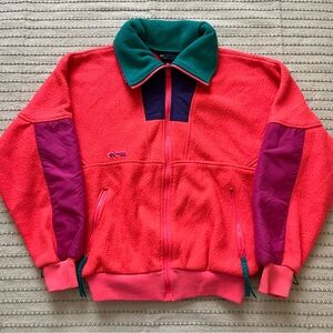 Vintage 80s Columbia Wizbang fleece jacket